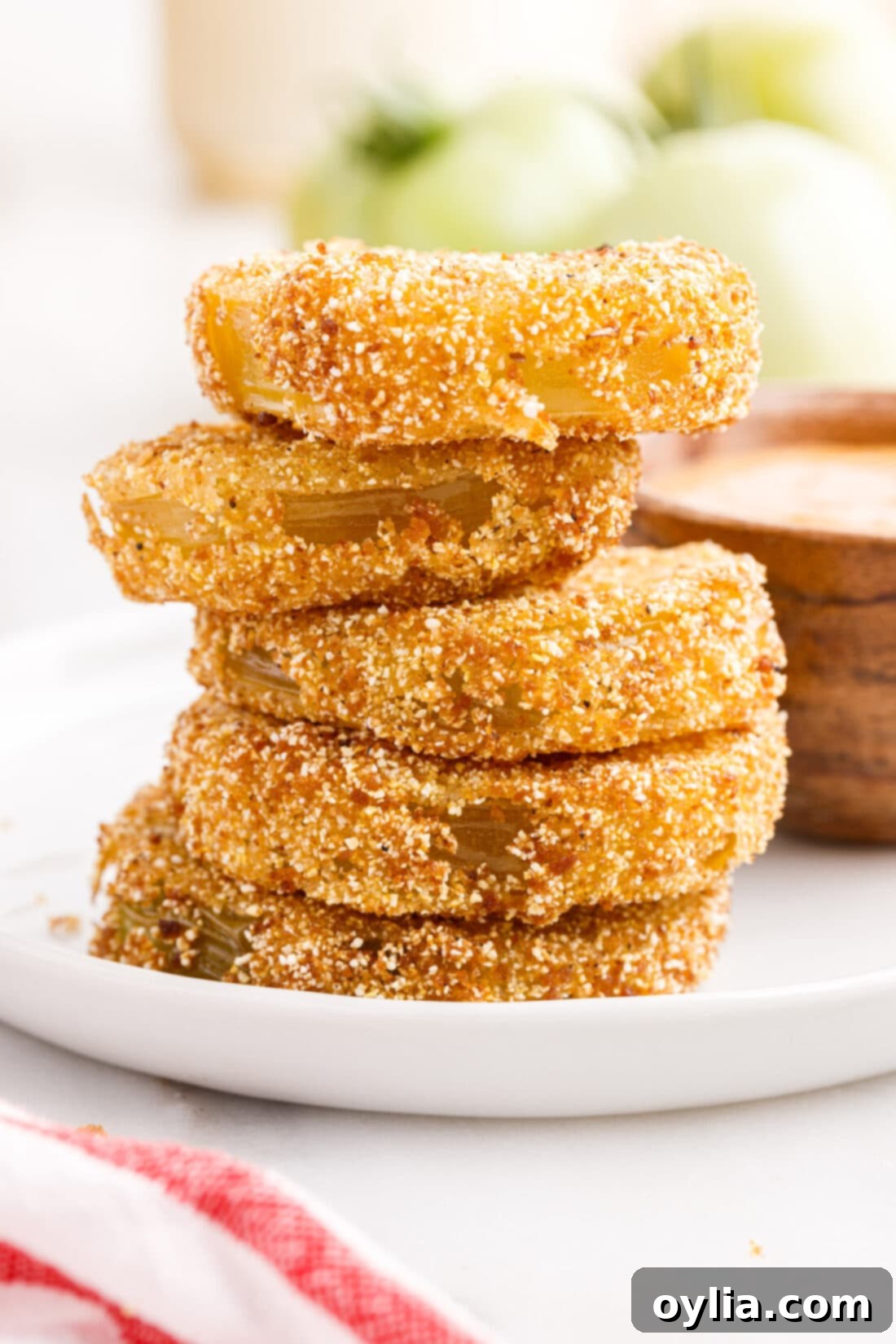 stack of Fried Green Tomatoes