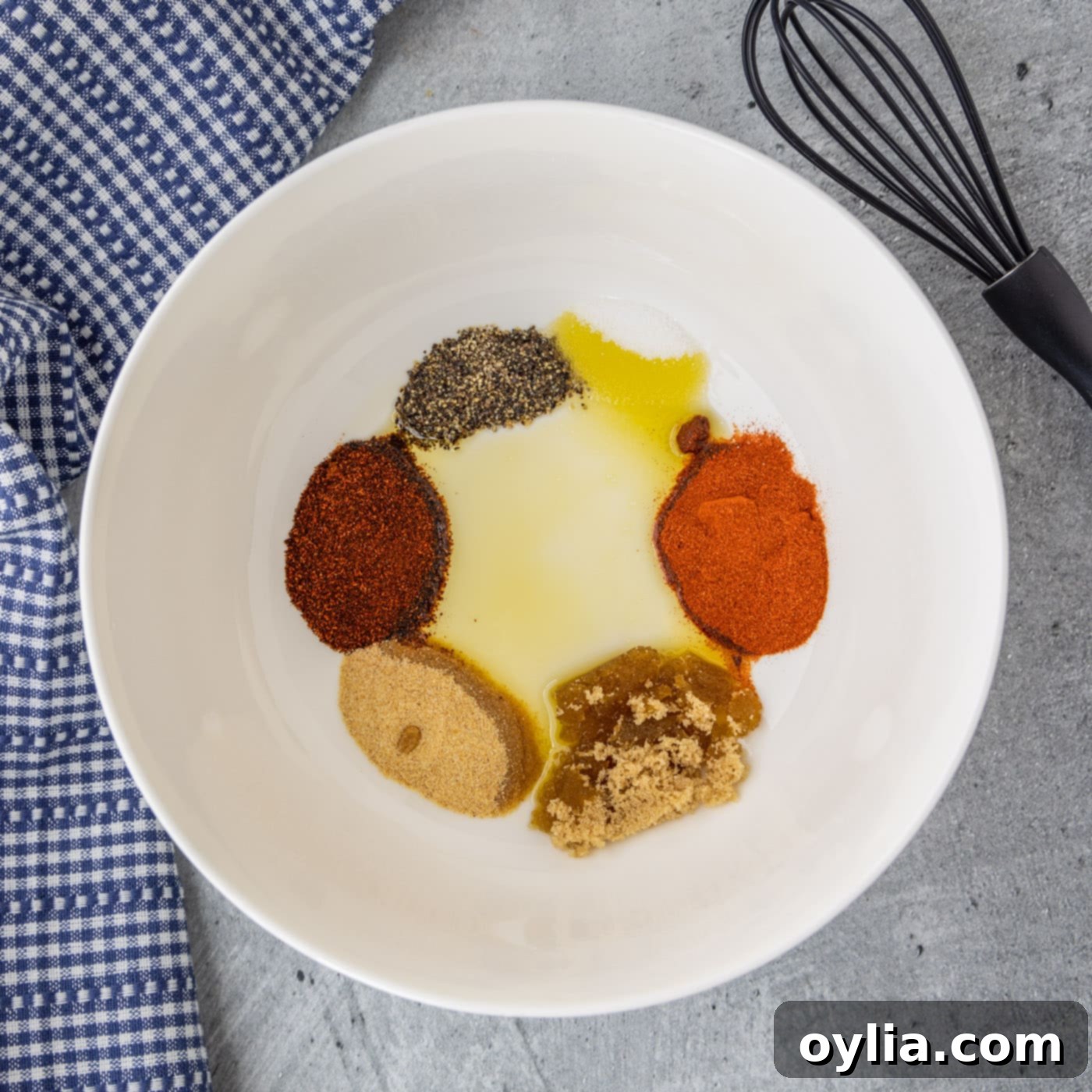 blackened seasoning ingredients in a bowl