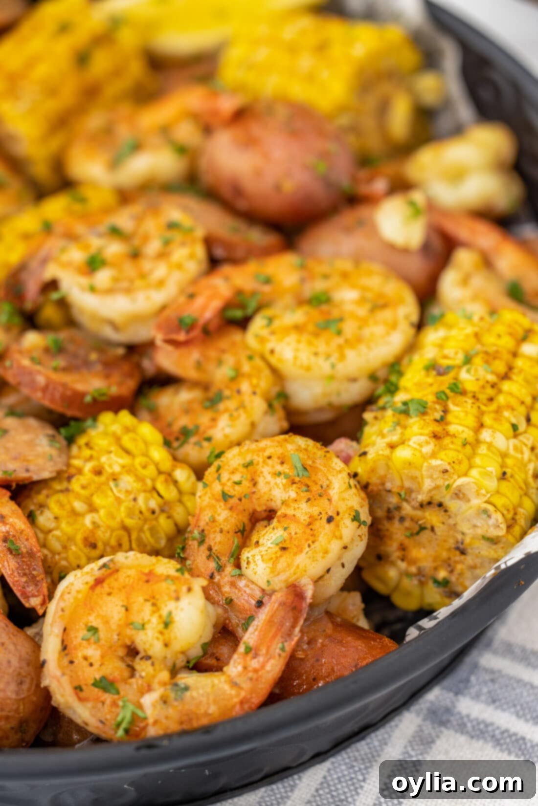 close up photo of Shrimp Boil