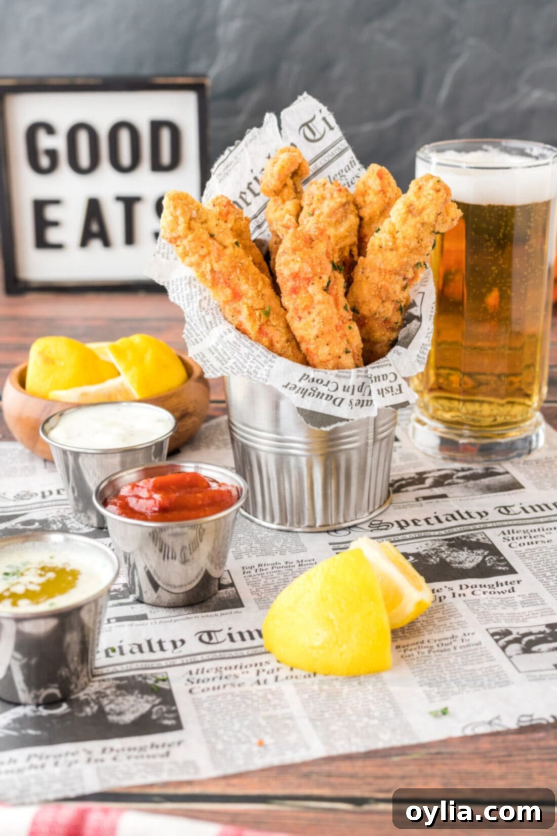 basket of Fried Crab Legs