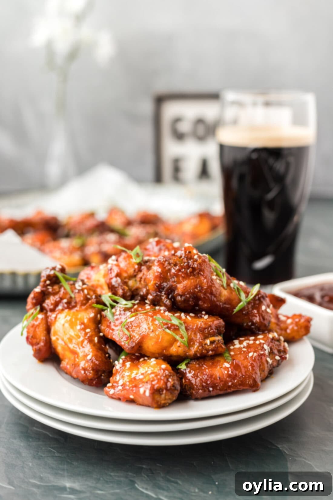 plate of Korean Fried Chicken
