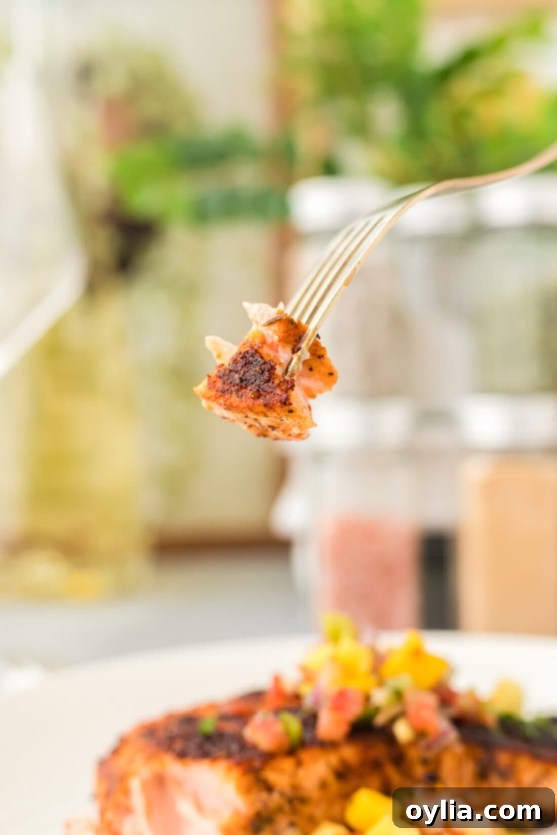 fork of Blackened Salmon