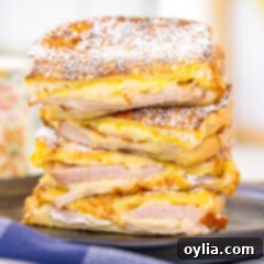 stacked Monte Cristo Sandwich