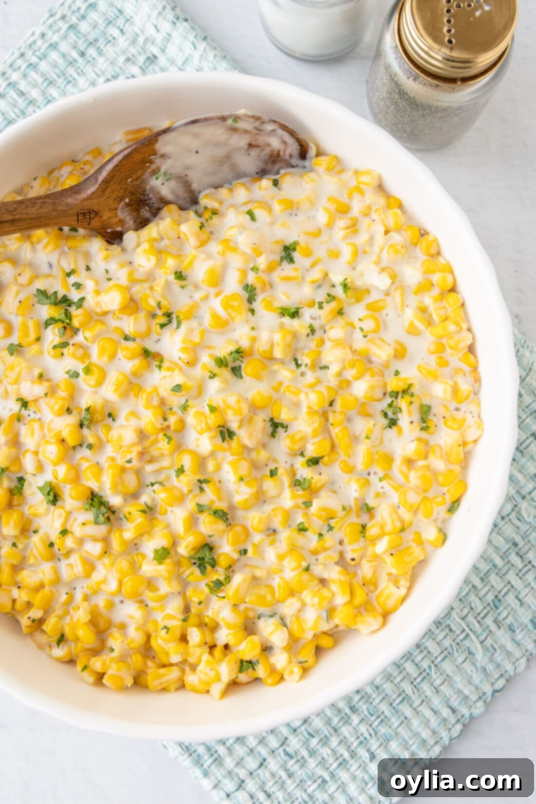 Velvety Creamed Corn 2 bowl of Creamed Corn