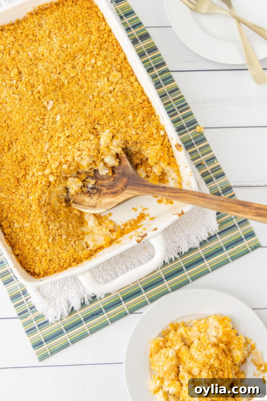 pan of Funeral Potatoes