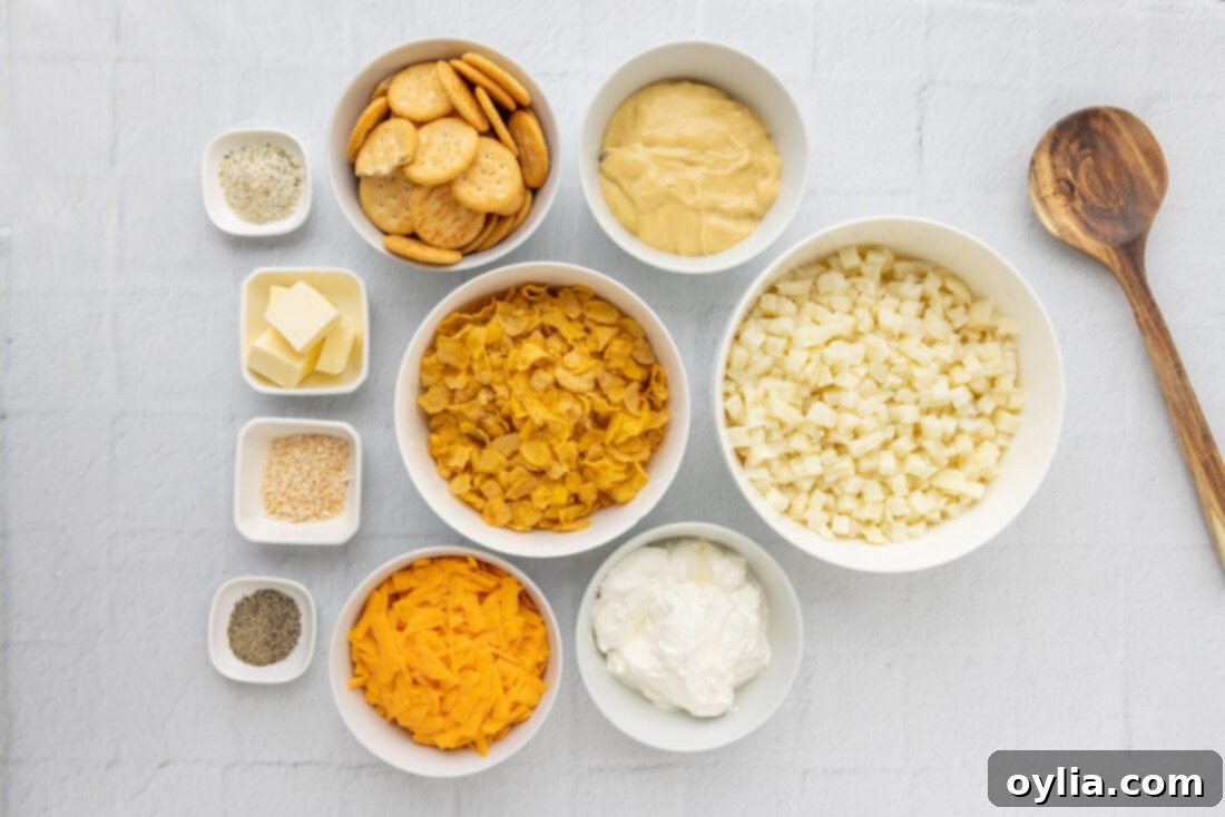 ingredients for Funeral Potatoes