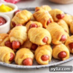 Snug Sausages 12 plate full of Pigs in a Blanket