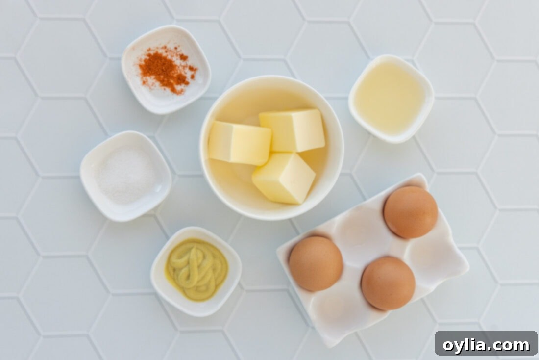 Velvety Hollandaise 4 ingredients for Hollandaise Sauce