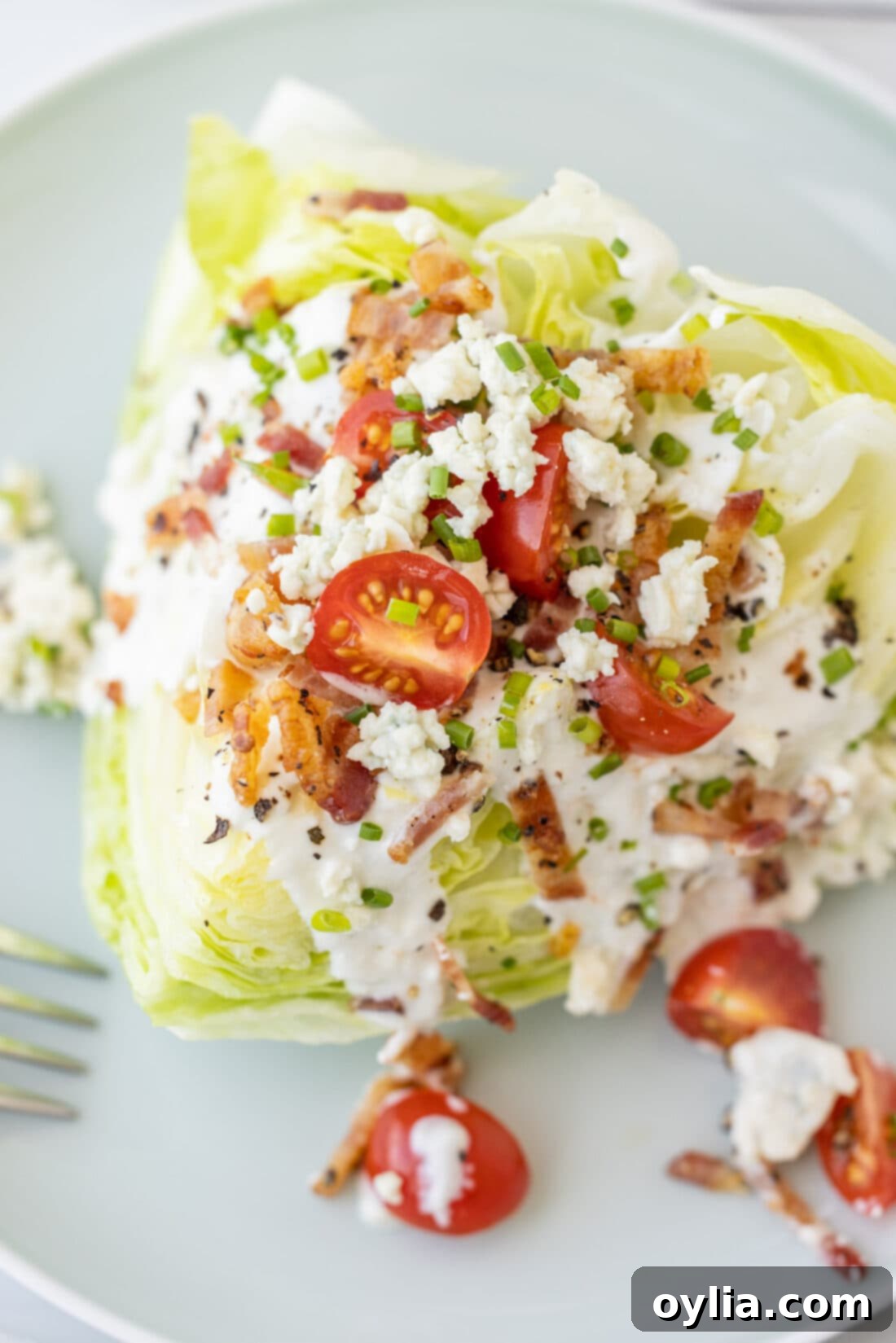 close up f Wedge Salad