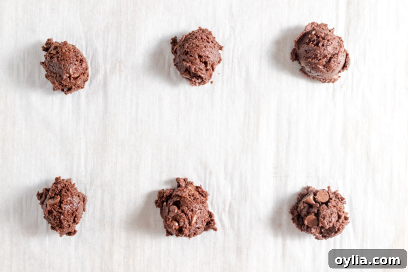 chocolate cake mix cookie dough balls