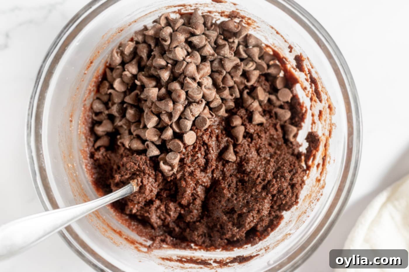 chocolate chips added to cake mix cookie dough