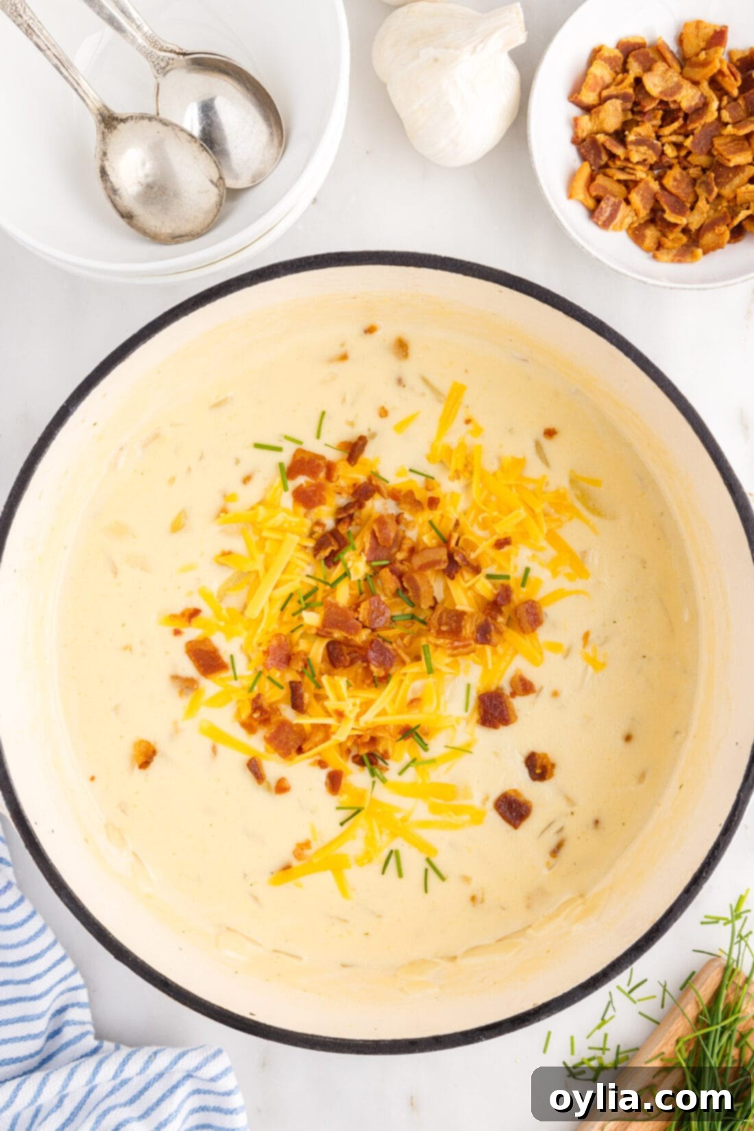 Loaded Baked Potato Soup 3 Pot of Baked Potato Soup