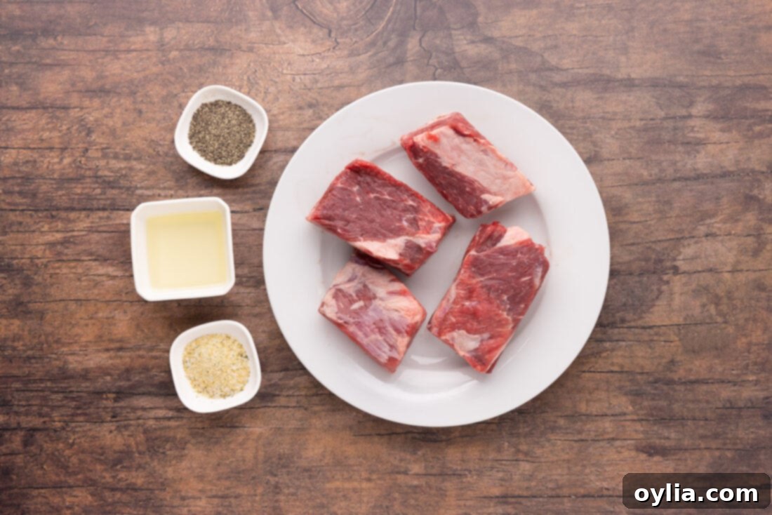 Ingredients for Beef Short Ribs