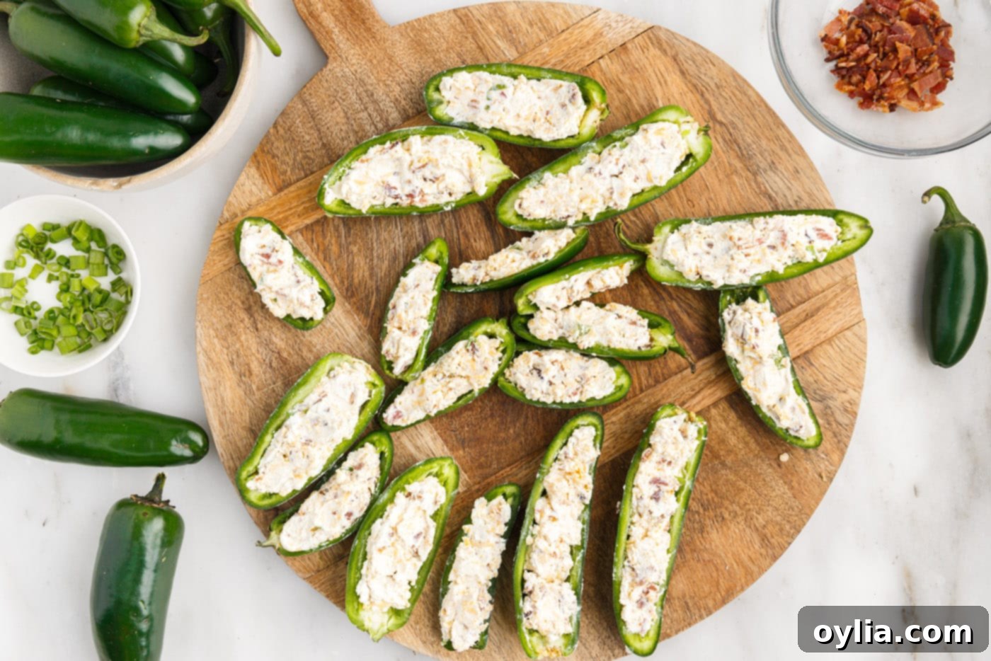 unbaked jalapeno poppers