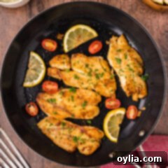 Pan-Seared Orange Roughy with a fork