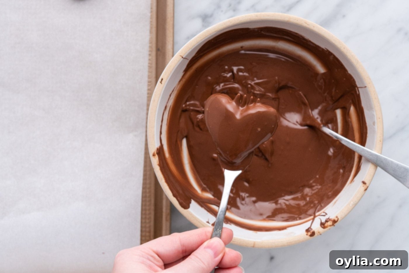 chocolate covered peanut butter heart