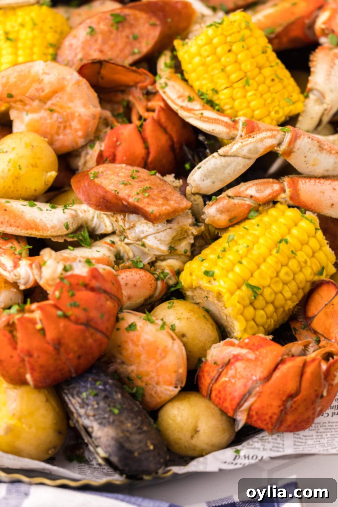 Coastal Seafood Feast 11 Close up of image of Seafood Boil