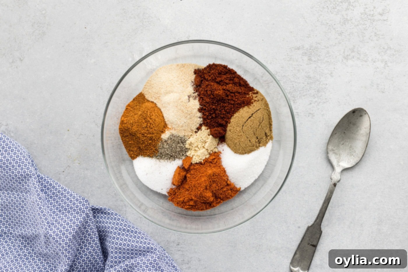 ribs seasoning mix in a bowl