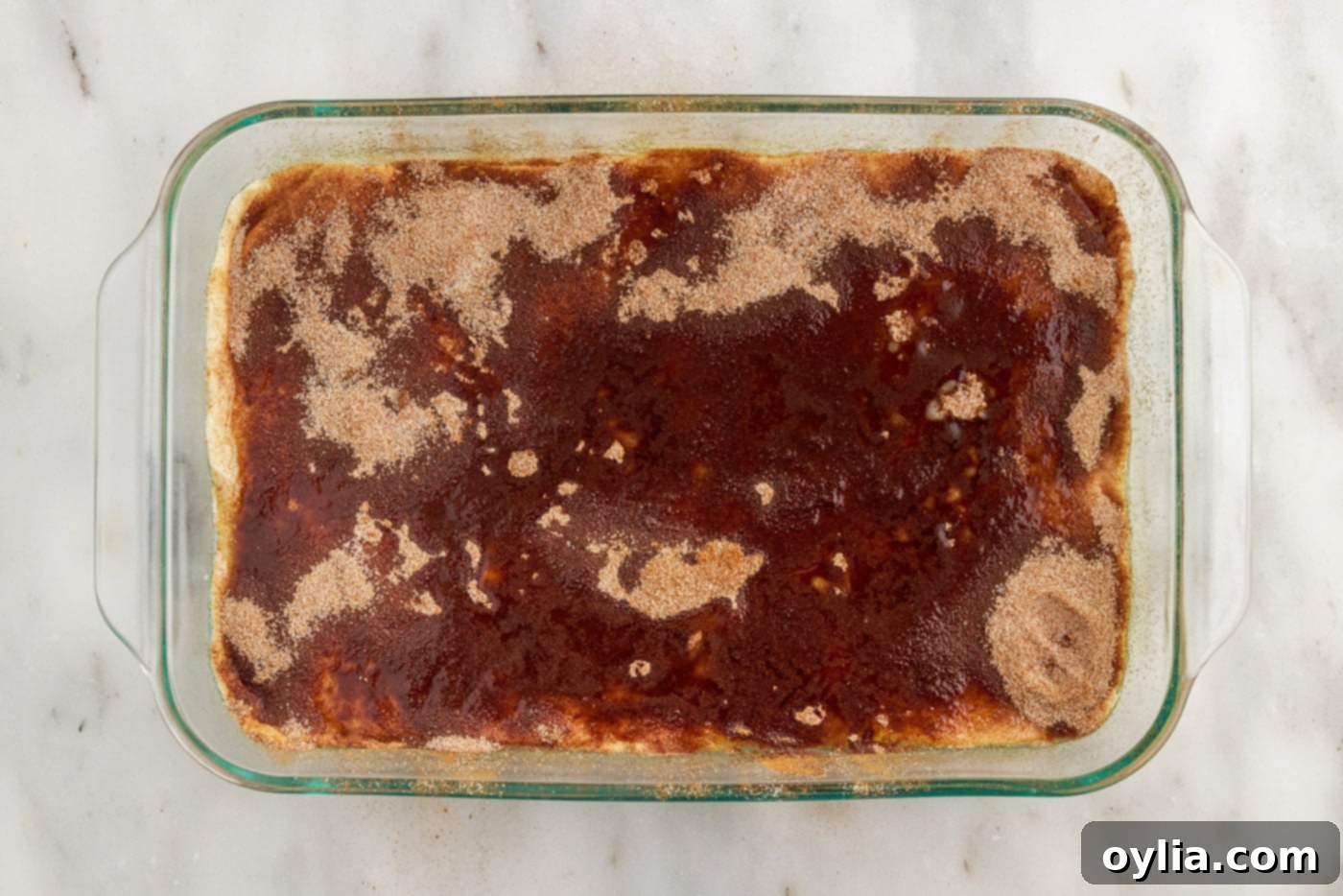 sopapilla cheesecake with cinnamon sugar