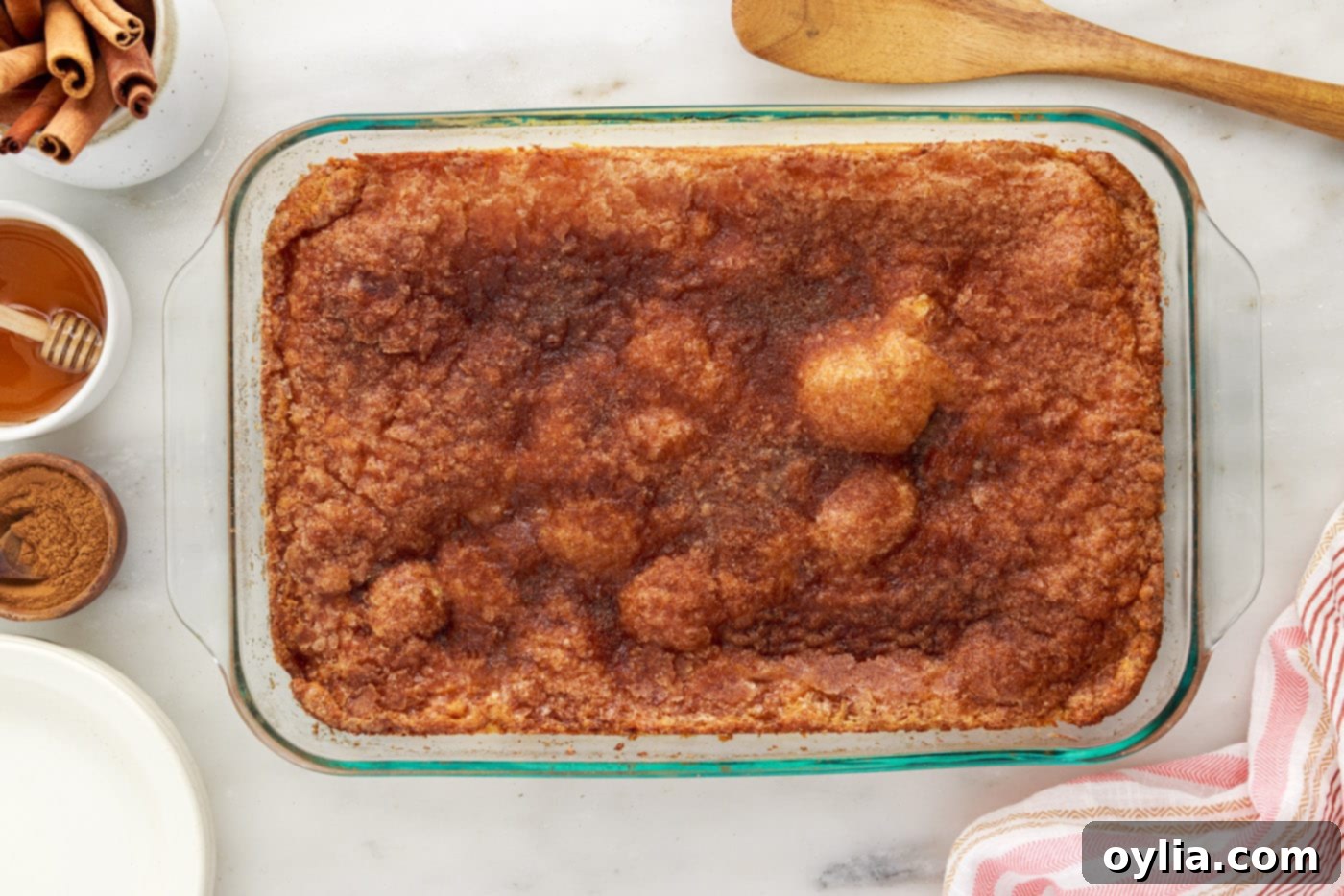 baked sopapilla cheesecake