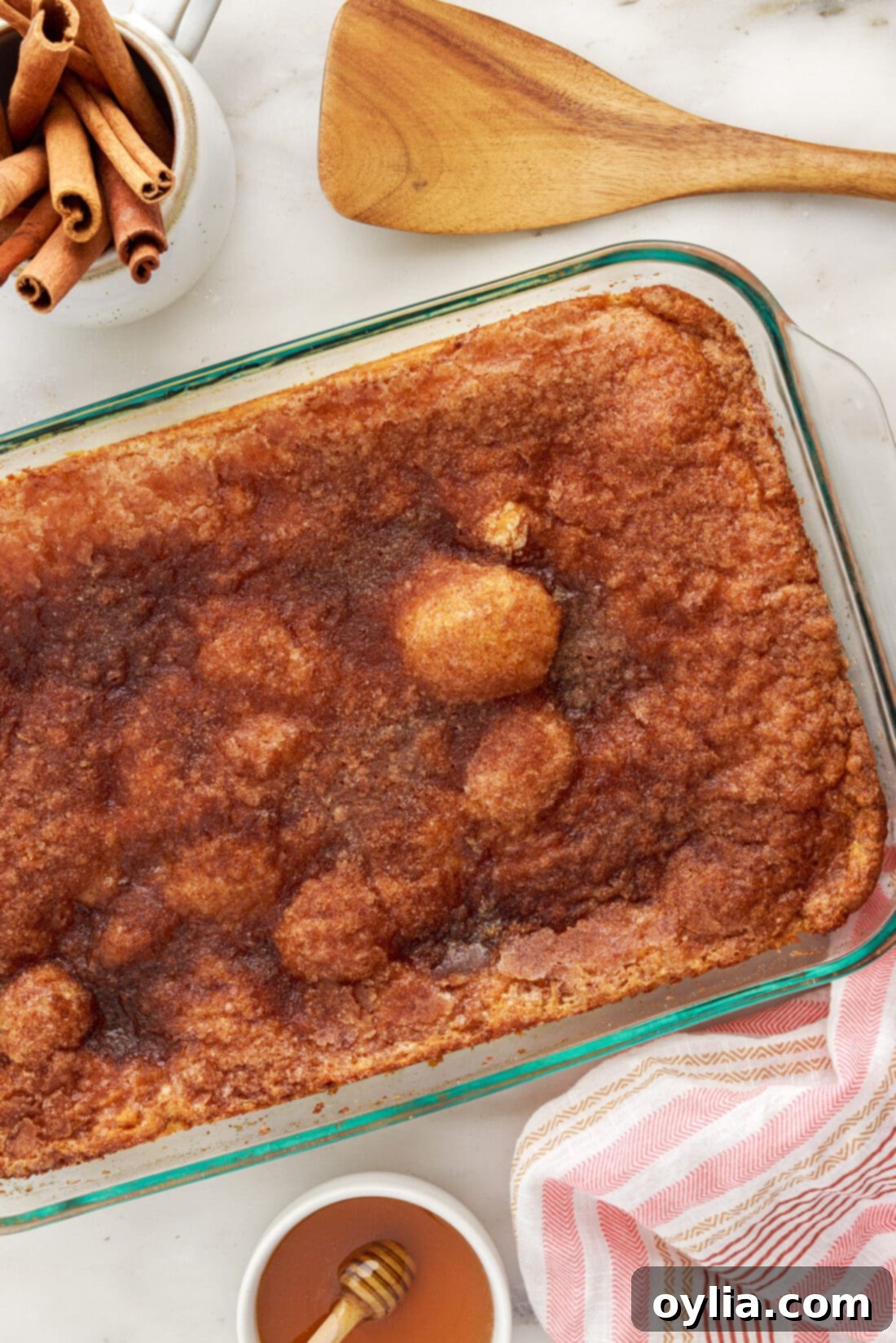 Pan of Sopapilla Cheesecake