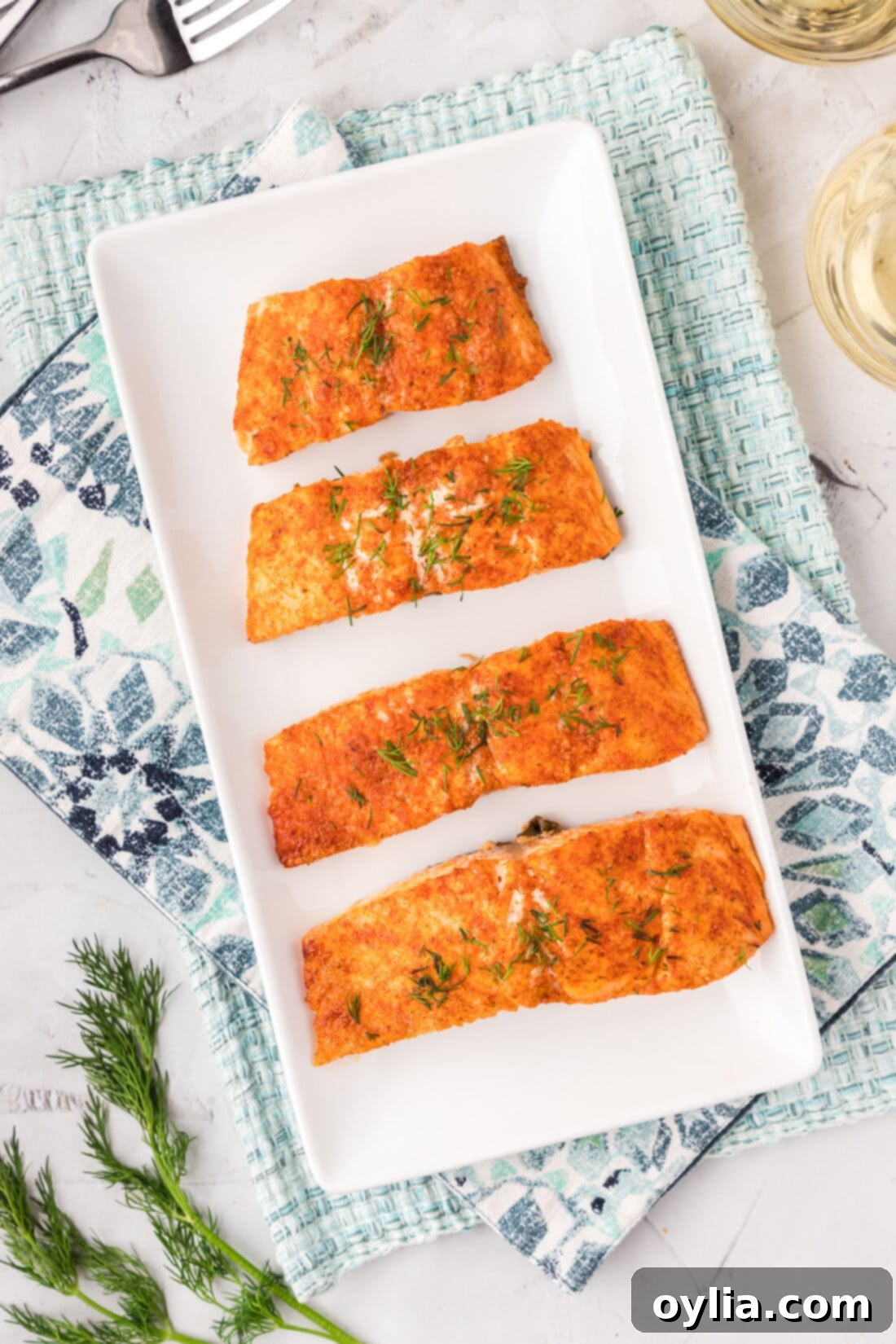 Platter of Roasted Salmon