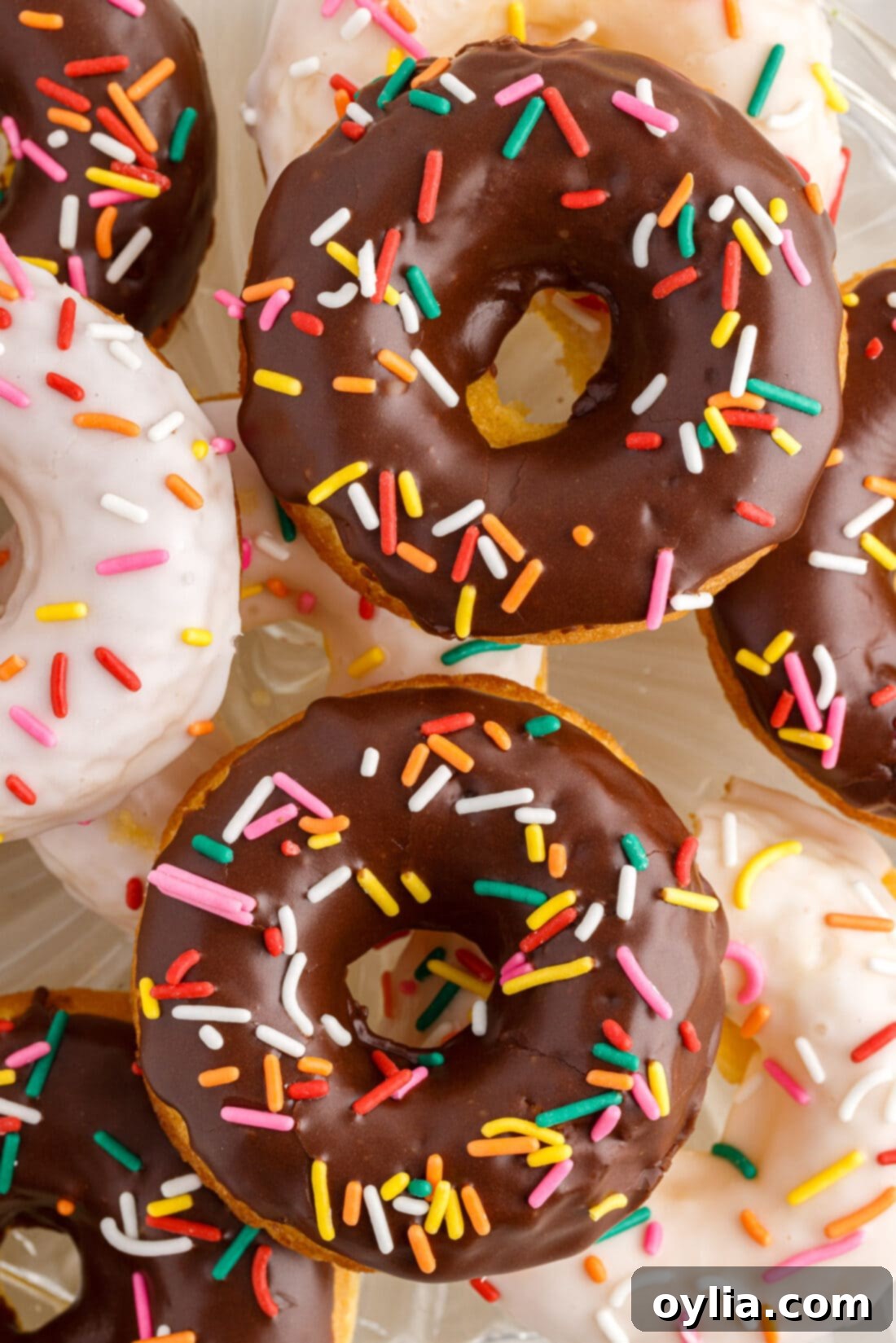 Close up photo of Cake Mix Donuts