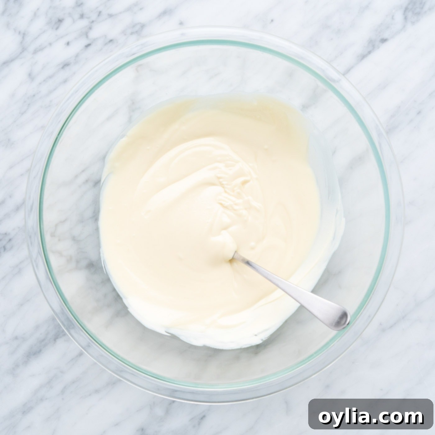 melted vanilla almond bark