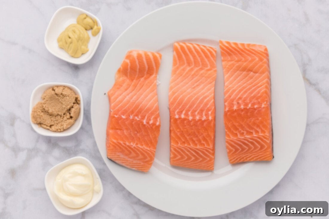 Ingredients for Brown Sugar Salmon