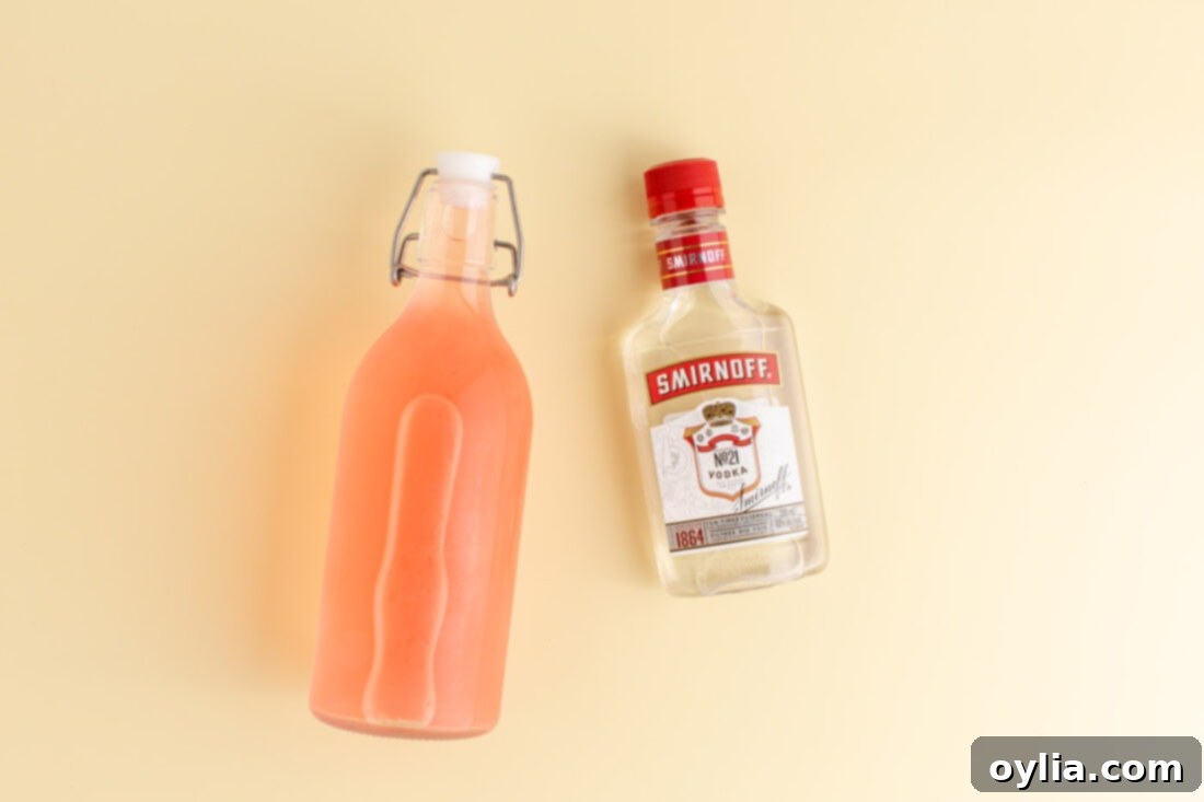 Ingredients for Boozy Ice Pops