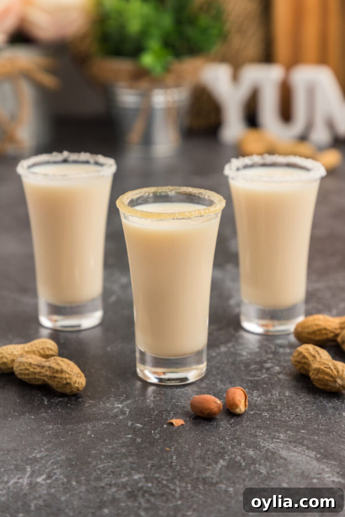 Three Salted Nut Roll Shots