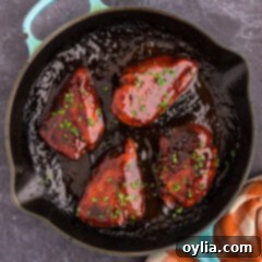 Skillet of Honey Garlic Chicken Breast