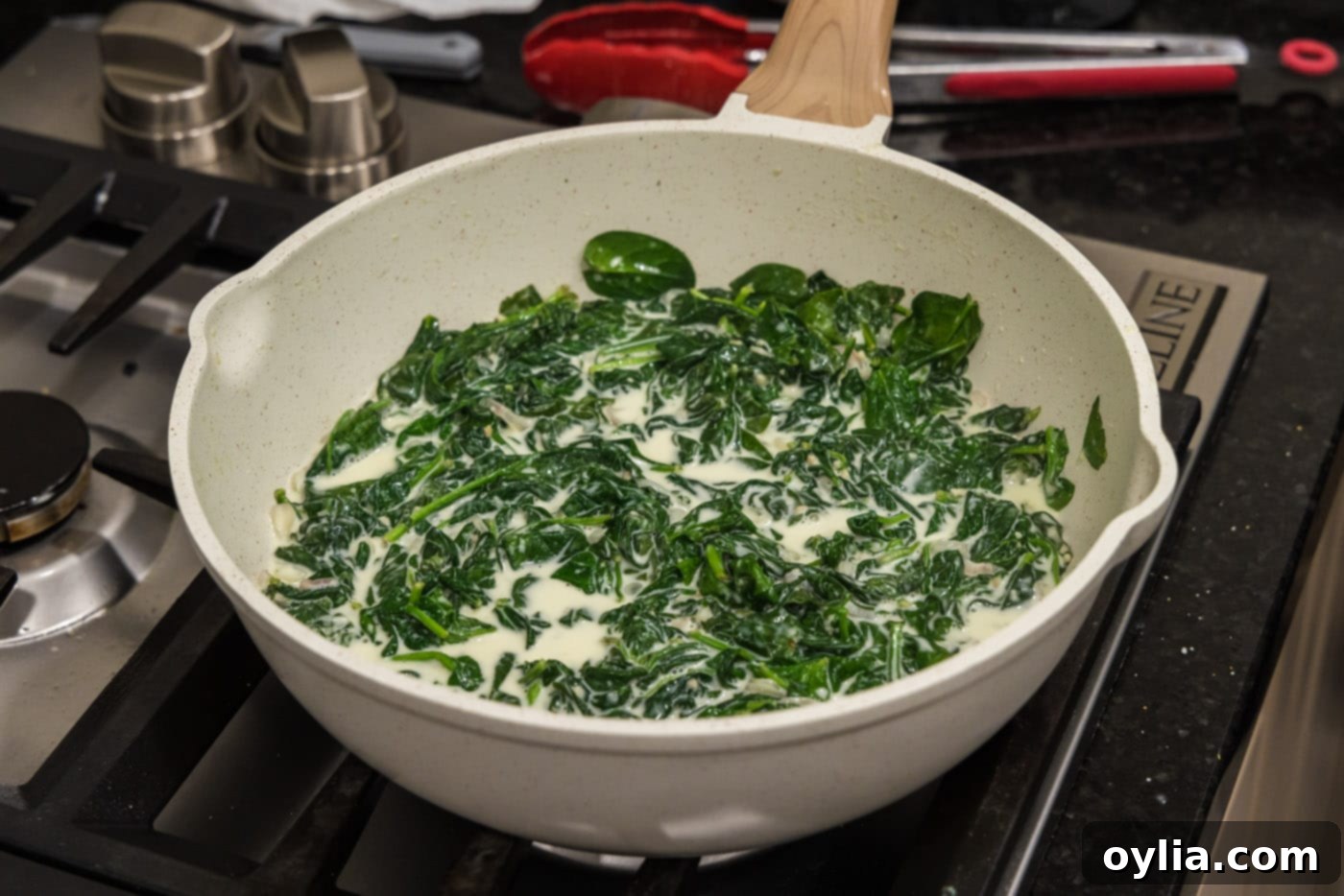 Decadent Creamed Spinach 10 easy creamy spinach on the stovetop