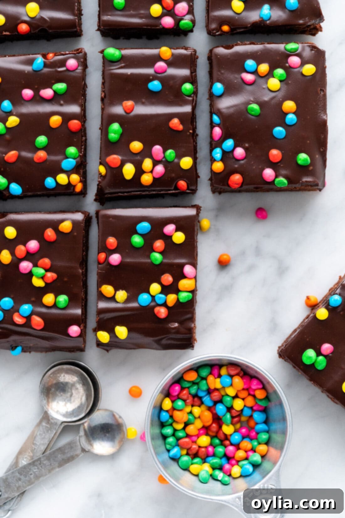 Stardust Brownies 5 Cosmic Brownies cut into squares