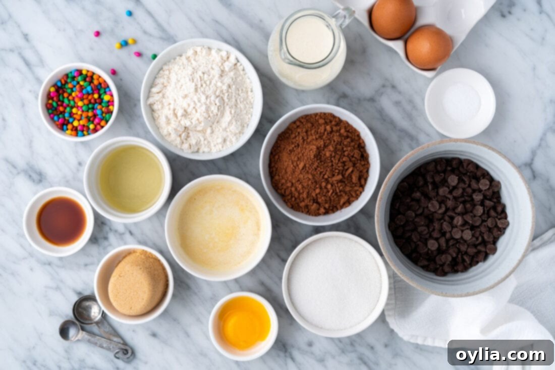 Stardust Brownies 4 Ingredients for Cosmic Brownies