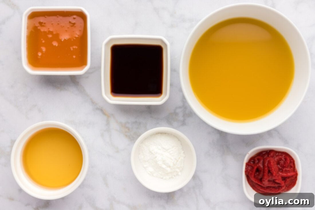 Tangy Sweet Glaze 4 Ingredients for Sweet and Sour Sauce