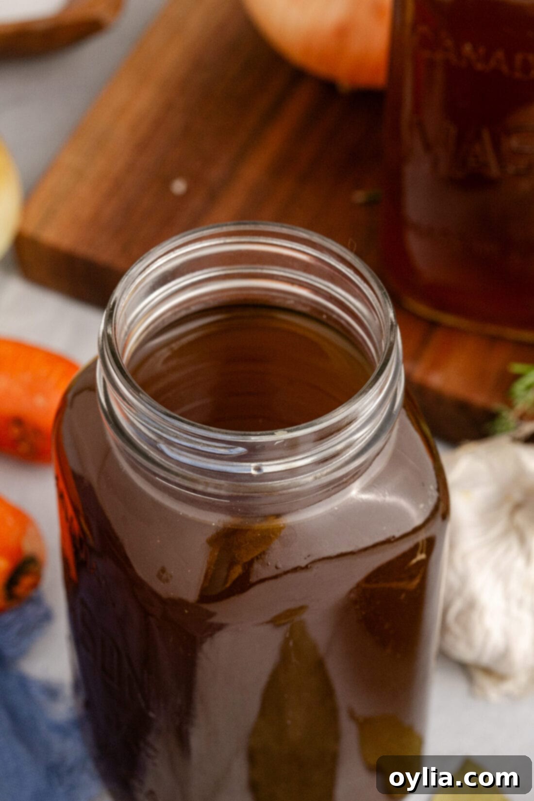 Close up photo of Vegetable Broth