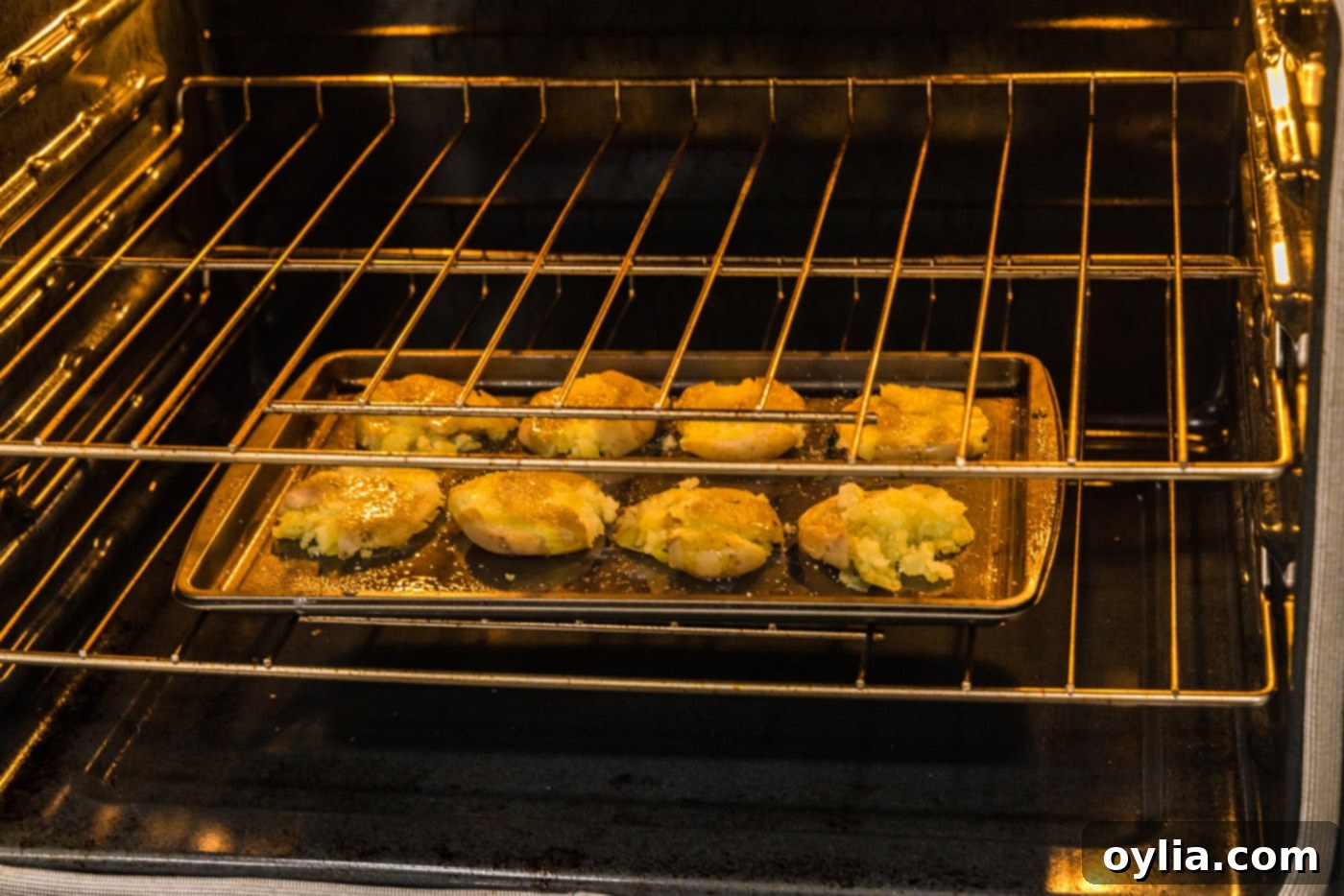 baking smashed potatoes in the oven