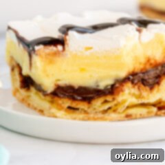 Cream Puff Chocolate Eclair Cake