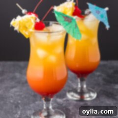 Golden Coast Horizon 11 Close up photo of two Malibu Sunset drinks