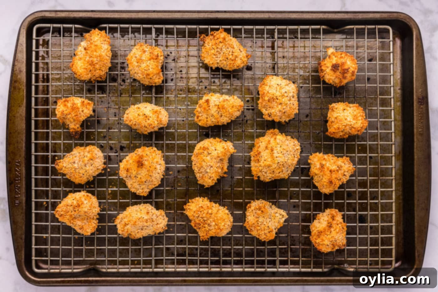 baked breaded cauliflower