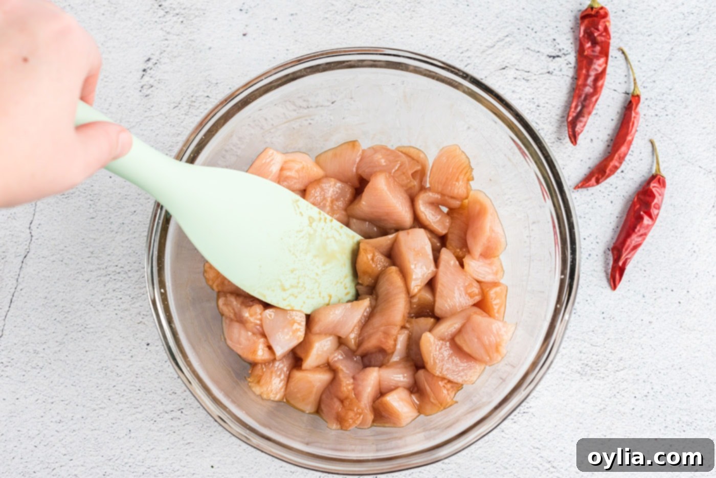 chicken marinated with soy sauce