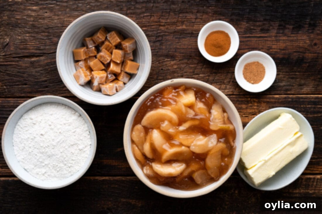 One Pan Caramel Apple Bliss 4 Ingredients for Caramel Apple Dump Cake