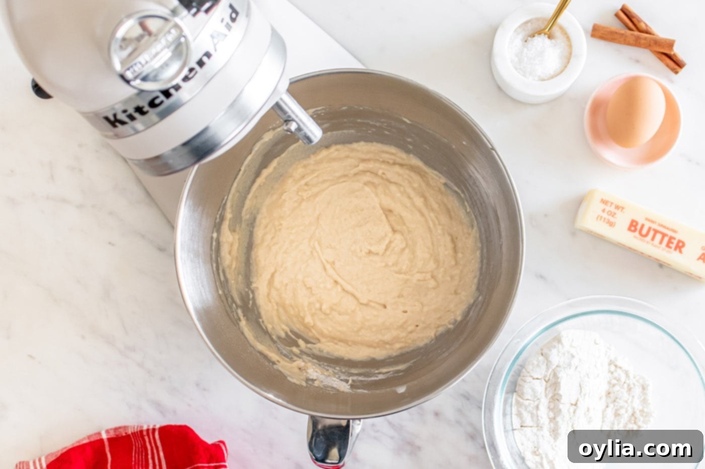 fully kneaded dinner rolls dough in a stand mixer bowl