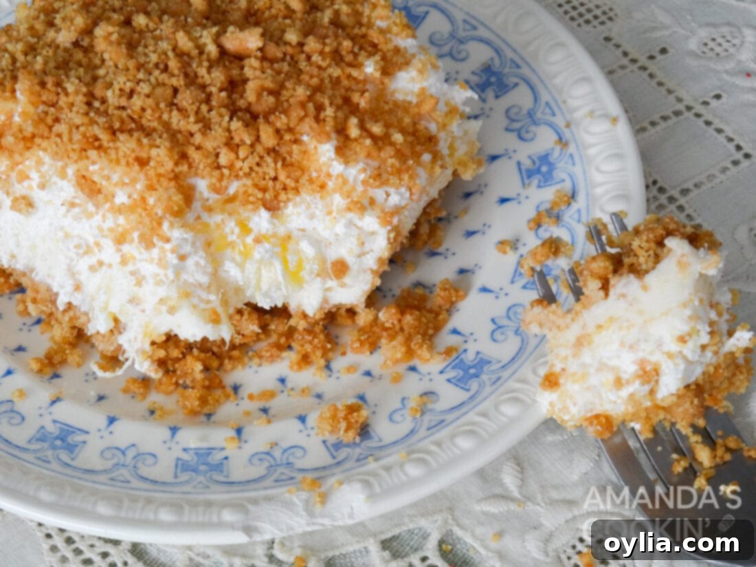 Original photo of Pineapple Dream Dessert from 2013, featuring the same delicious recipe.