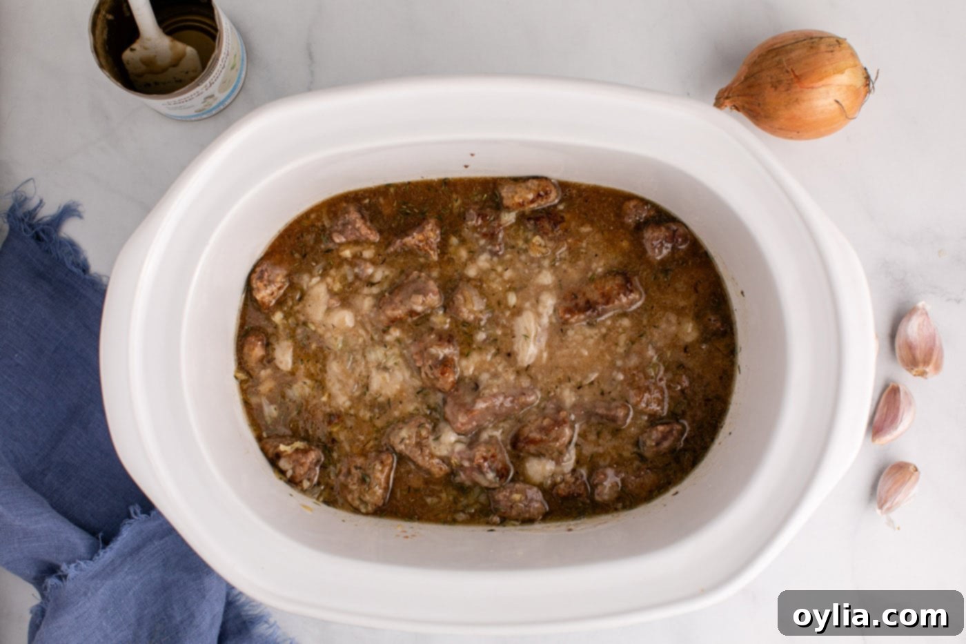 crockpot beef and noodles