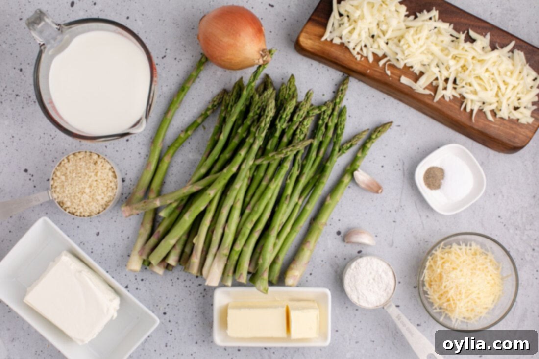 Ingredients for Asparagus Casserole