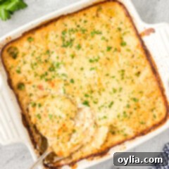 Pan of Scalloped Potatoes