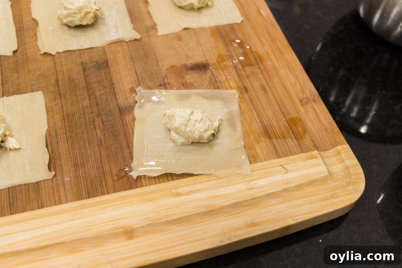 how to seal rangoon shell with water