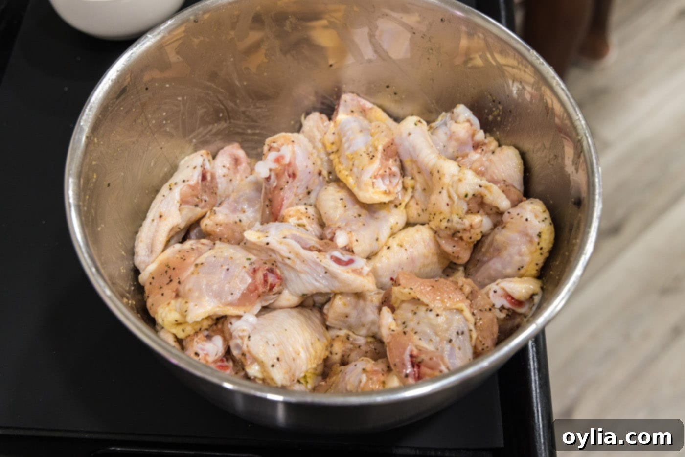 chicken wings in a bowl